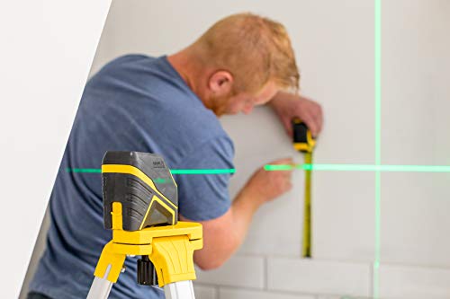 Stanley - FatMax FMHT77586-1 - Nivel láser líneas cruzadas verde, 20 m