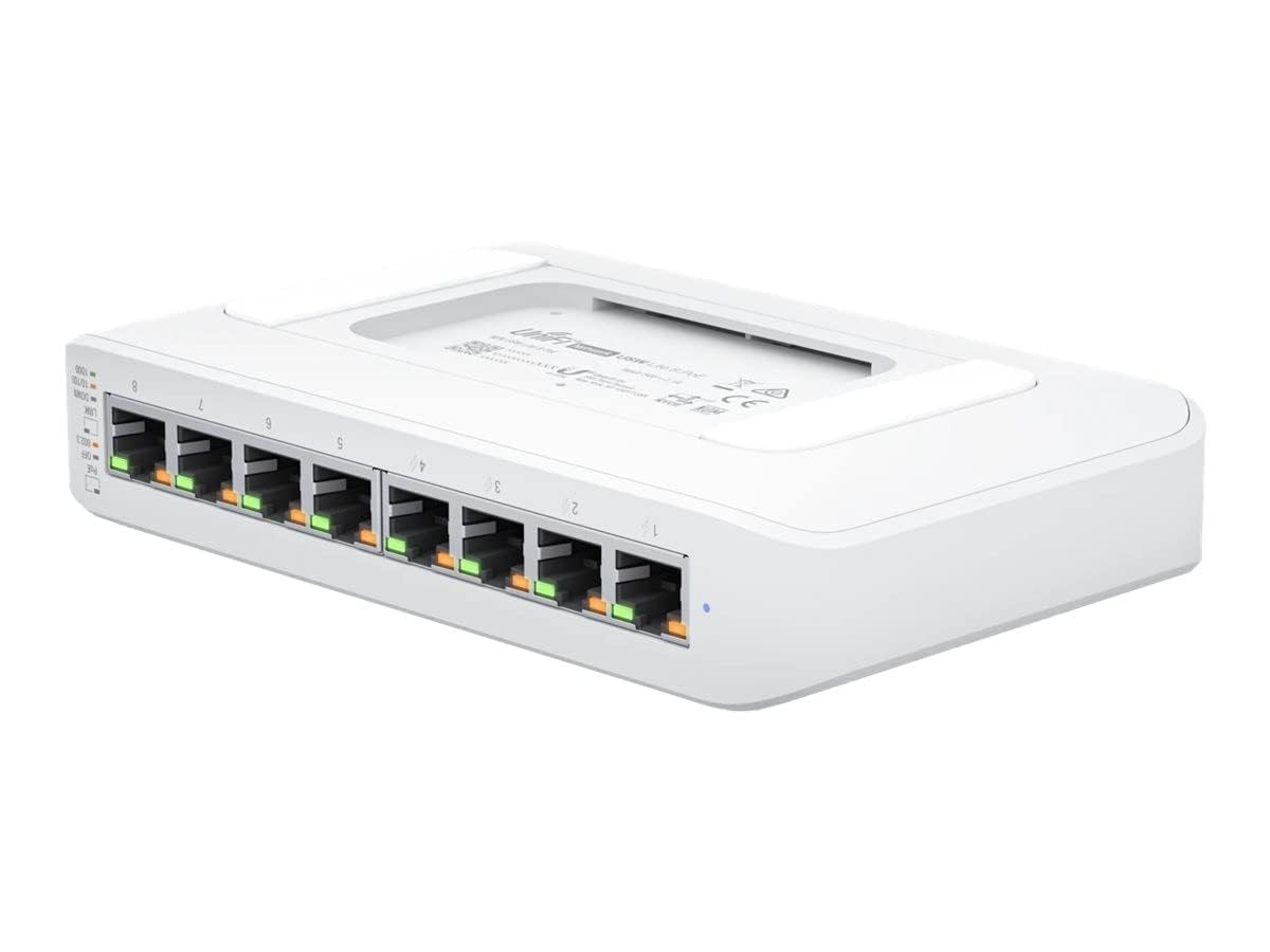 Ubiquiti UniFi Switch Lite USW-Lite-8-POE - Switch - gestito - 8 x 10/100/1000 (4 PoE+)