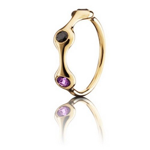 Pandora 970111MX1-51 - Anillo de oro amarillo de 18 quilates, talla 11 (16,24 mm)