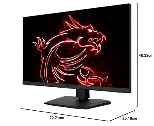 MSI Optix MPG321QRF QD – Monitor Gaming de 32”, 175Hz, 2560x1440 (WQHD), ratio 16:9, G-SYNC Compatible, brillo 600 nits, 1 ms de respuesta, negro, compatible con consolas