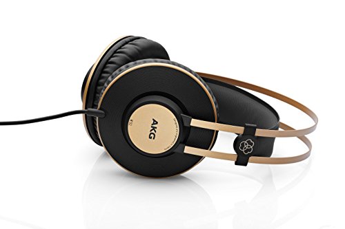 AKG K92 Closed Back - Auriculares de diadema cerrados (200 mW, 32 Ohmios, 113 dB, 3 m), color negro