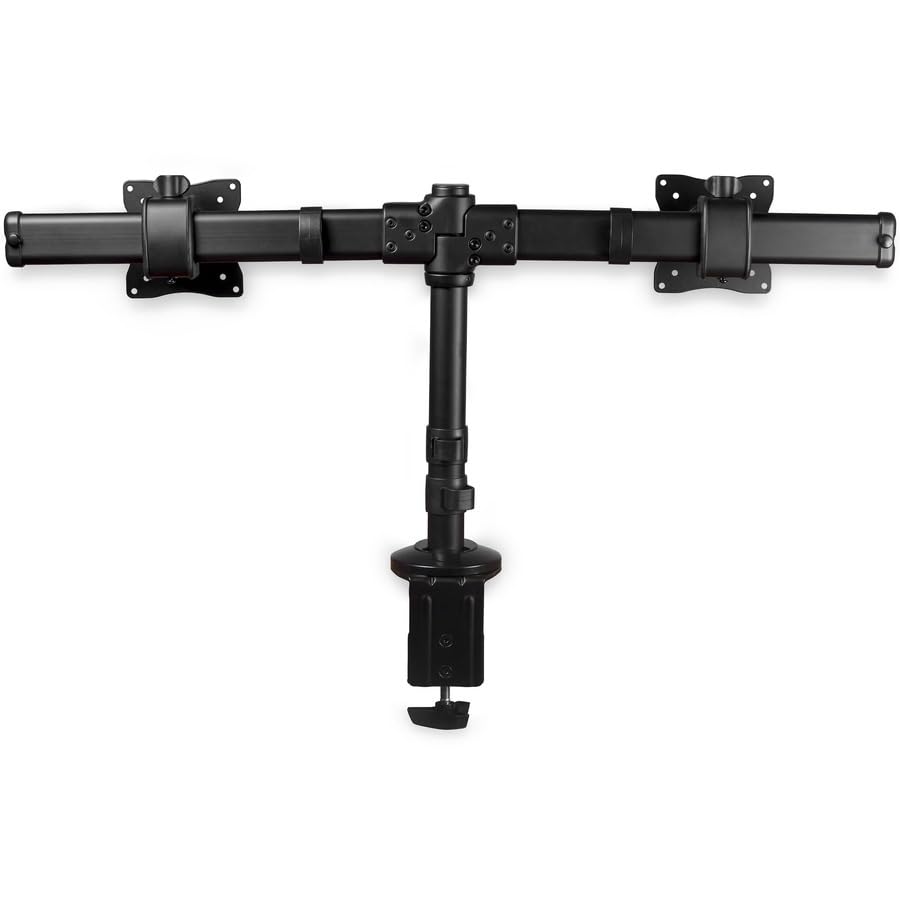 StarTech.com Brazo para Escritorio de Dos Monitores - con Barra Horizontal - Soporte de Mordaza/Ojal para Escritorio
