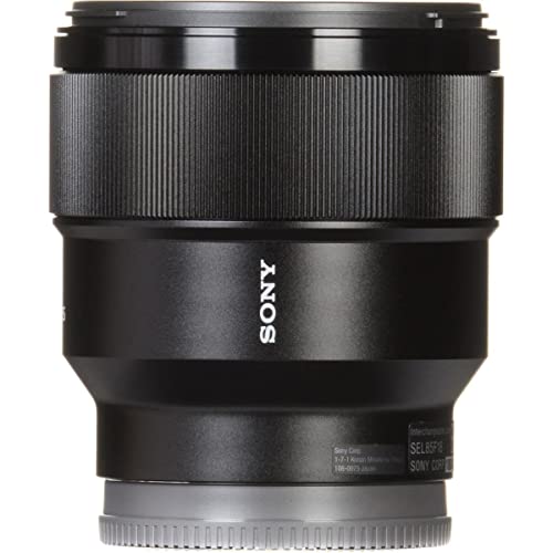 Sony SEL85F18 85mm F/1.8-22 Lente de cámara Fija de teleobjetivo Medio, Color Negro