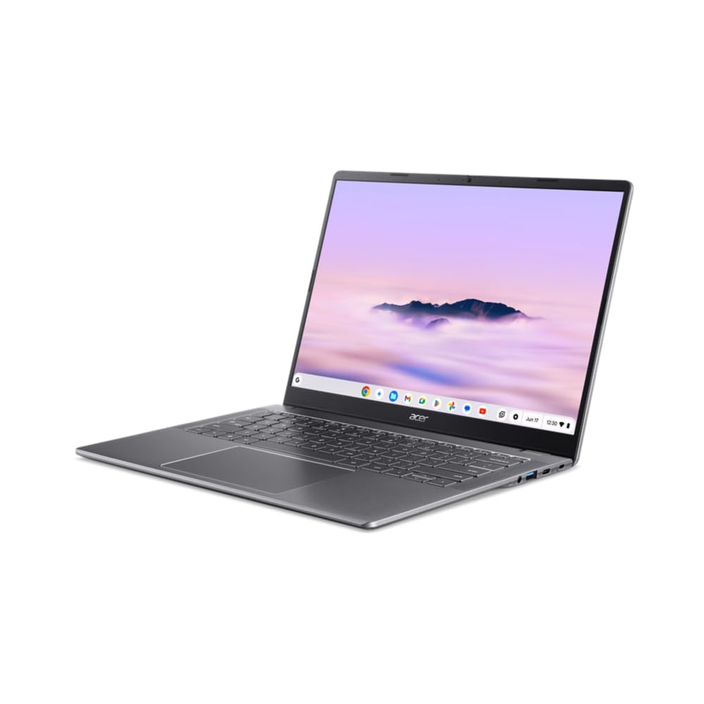 acer Chromebook Plus 514, CB514-6H-30GZ, Intel® Core™ 3 Processor N355 W/O Adapter, Google Chrome Operating System