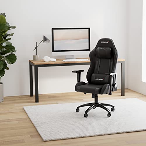 AKRacing Gaming Chair Core EXSE Silla, Tela/Piel sintética, Negro, Talla única