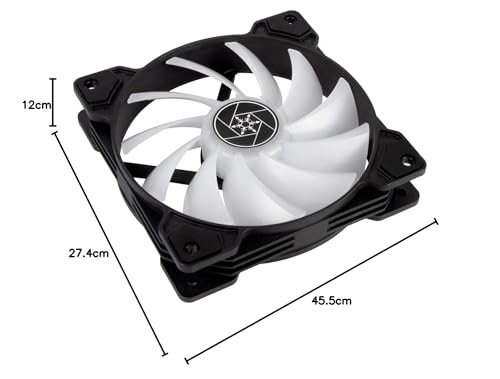 SilverStone Technology IceGem 240P, Refrigerador líquido ARGB AIO de 240mm con 2 Ventiladores ARGB de 120mm, SST-IG240P-ARGB