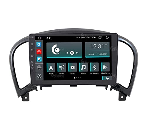 Radio de Coche para Nissan Juke con GPS y cámara única de Serie Android GPS Bluetooth WiFi USB Dab+ Touchscreen 9" 8core Carplay AndroidAuto
