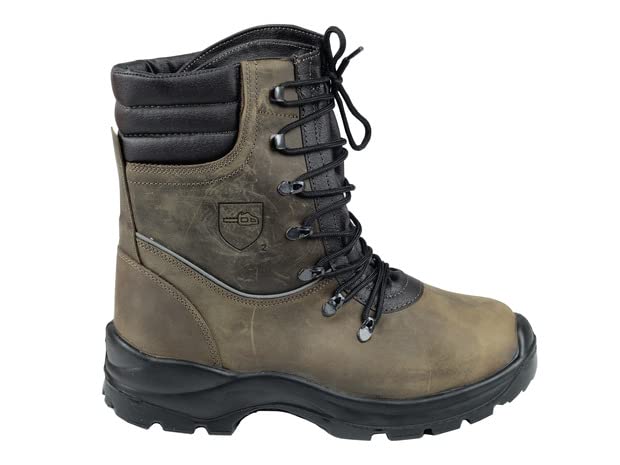 Ratioparts Ecoline Schnittschutzstiefel Sicherheitsschuhe Klasse 2 Braun Größe 43, Botas forestales Unisex Adulto, marrón, EU