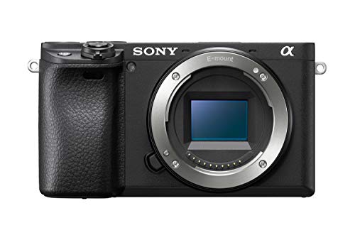Sony ILCE6400AB.CEC Alpha 6400 Cámara Evil APS-C, Enfoque automático rápido 0.02s, 24.2 Megapíxeles, grabación de Videos en 4K y Pantalla inclinable para Vlogging, Cargador Incluido