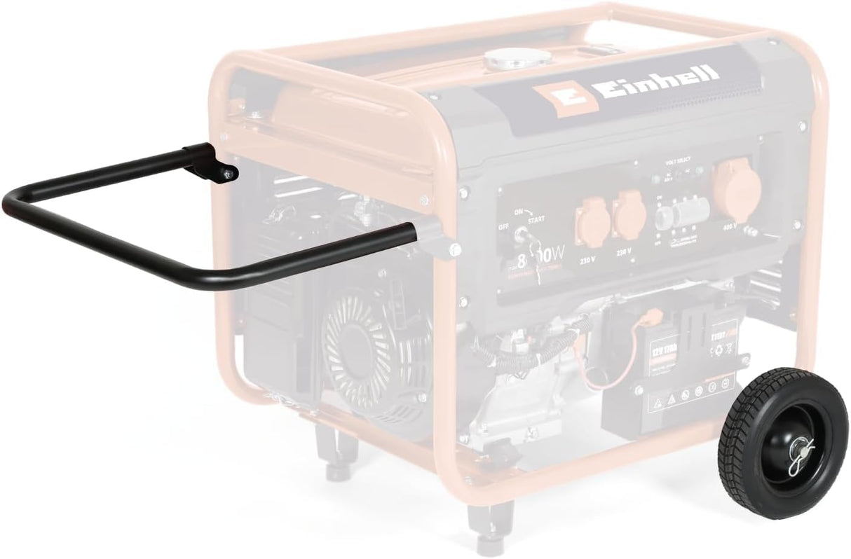 Einhell Generador de corriente (gasolina) TC-PG 8000 (potencia máxima 8000 W, potencia continua máx. 7500 W, depósito de 25 l, motor de 4 tiempos, 2x 230 V, 1x 400 V, seguro a falta de aceite)