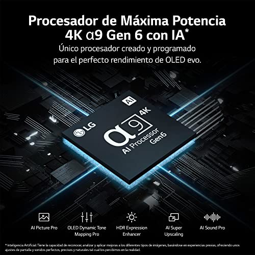 LG OLED48C34LA 48", 4K OLED EVO, Smart TV, webOS23, Procesador Máxima Potencia, Dolby Vision, Dolby Atmos, Gaming, Alexa/Google Assistant
