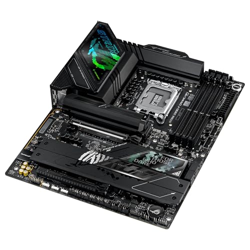 ASUS ROG Strix Z890-F Gaming WiFi - Placa Base ATX, 16+1+2+2 etapas de Potencia, DDR5, PCIe 5.0 Compatible con GPU de última generación, Cinco Ranuras M.2, WiFi 7, AI Overclocking, AI Networking II