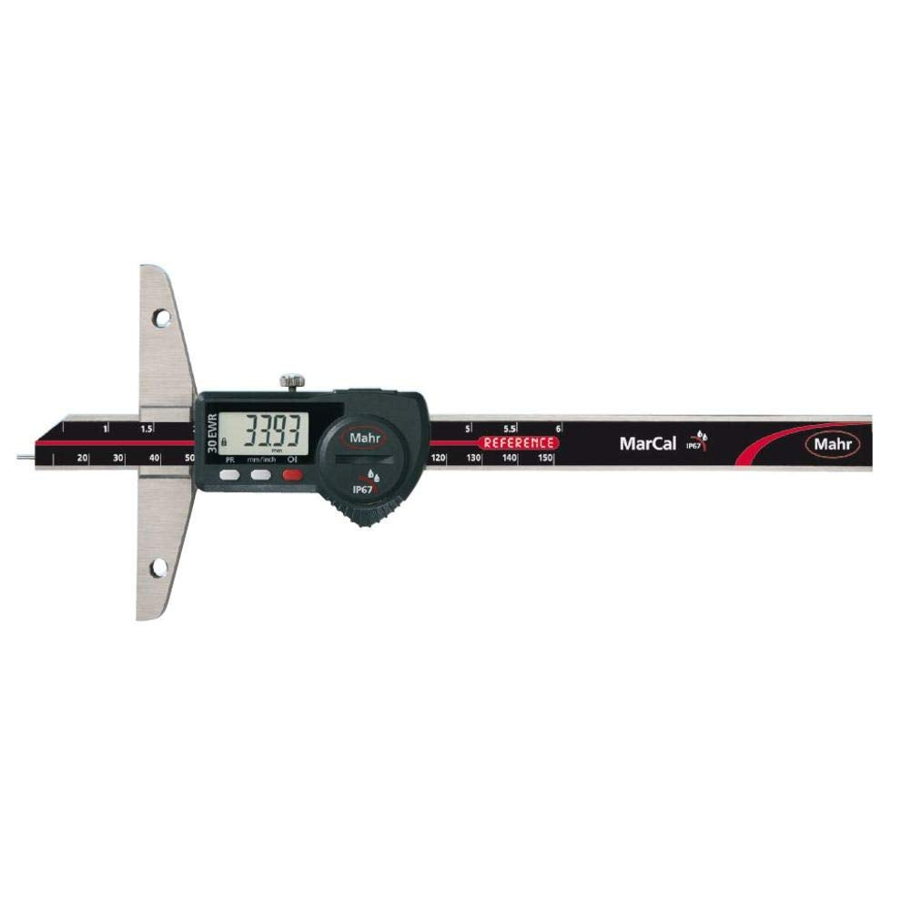 Mahr 4126701 MarCal 30 EWR - Medidor digital de profundidad, rango de 0 a 300 mm
