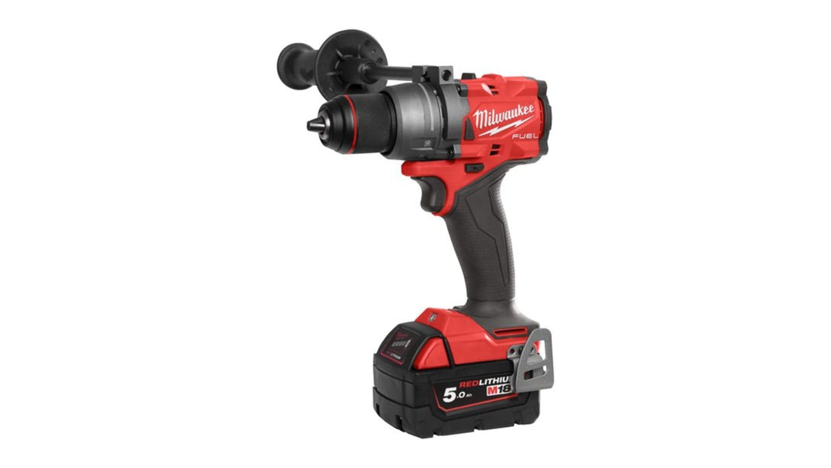 Milwaukee 4933479863 Taladro Atornillador M18 FDD3 502X Fuel GEN4.18V 158 NM-2 Batt.x5.0 Ah-4933479863