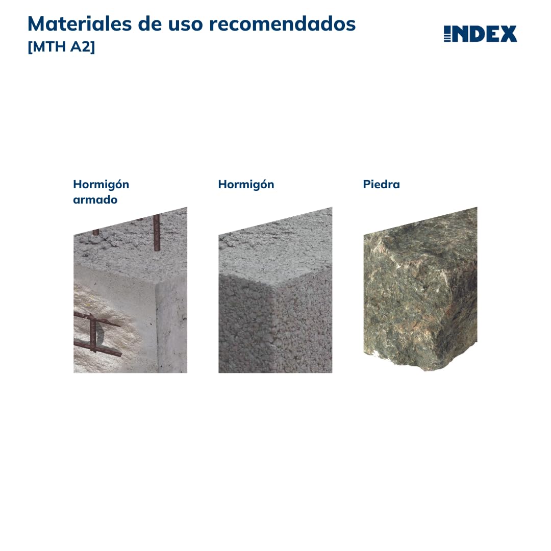 Anclaje macho para cargas altas en hormigón no fisurado Homologado ETE Opción 7. Eje Inoxidable A2. Clip Inoxidable A2. - MEDIDA: M10 x 70 Ø10 - Unid: 100