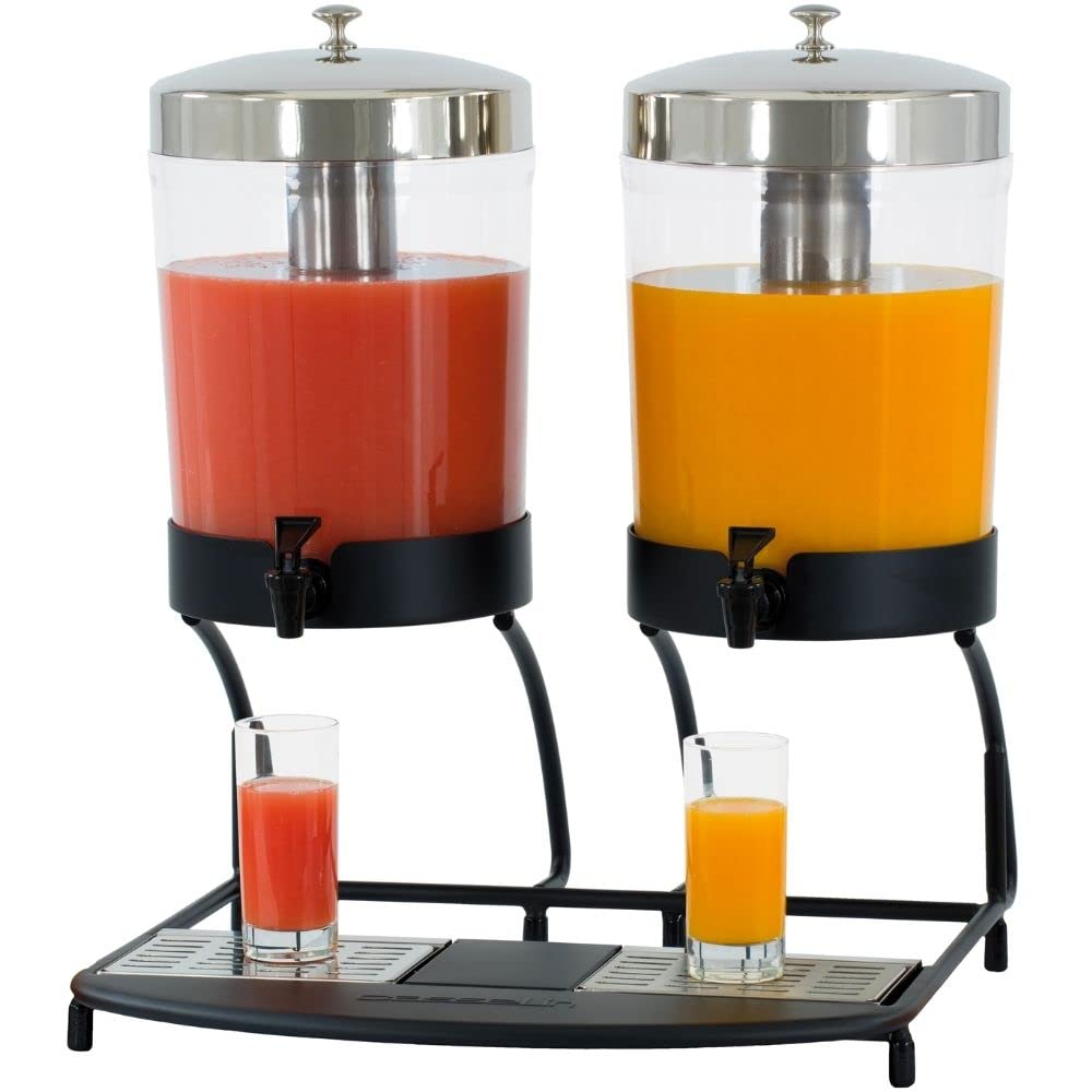 CASSELIN CDJ82 Dispensador de Jugo Doble 2x8L, Stainless Steel