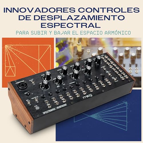MOOG Spectravox - procesador espectral analógico semimodular con banco de filtros CV/vocoder, oscilador controlado por voltaje y salida de auriculares