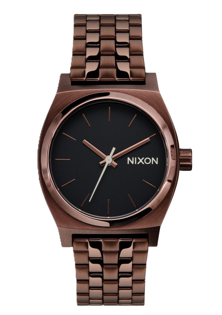 Nixon Reloj Analógico para Mujeres de con Correa en Acero Inoxidable A1130-5244-00