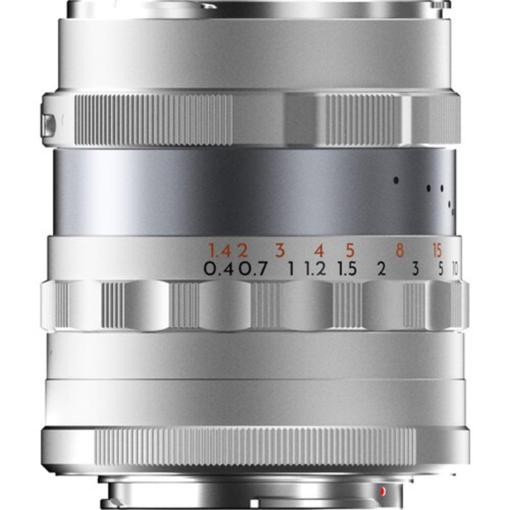 THYPOCH Lente de fotografía de Marco Completo Simera de 28 mm f1.4 para Fujifilm X Mount - Plata