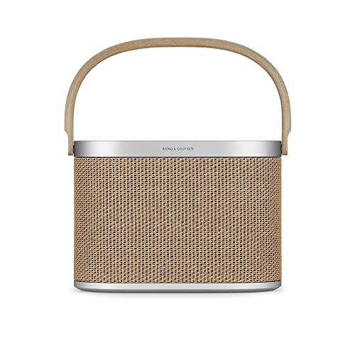 Bang & Olufsen Beosound A5 Potente Altavoz de Lujo Modular Bluetooth Portátil y WiFi para Uso en Casa o Exteriores con una Batería de Larga Duración y Cargador Inalámbrico Nordic Weave