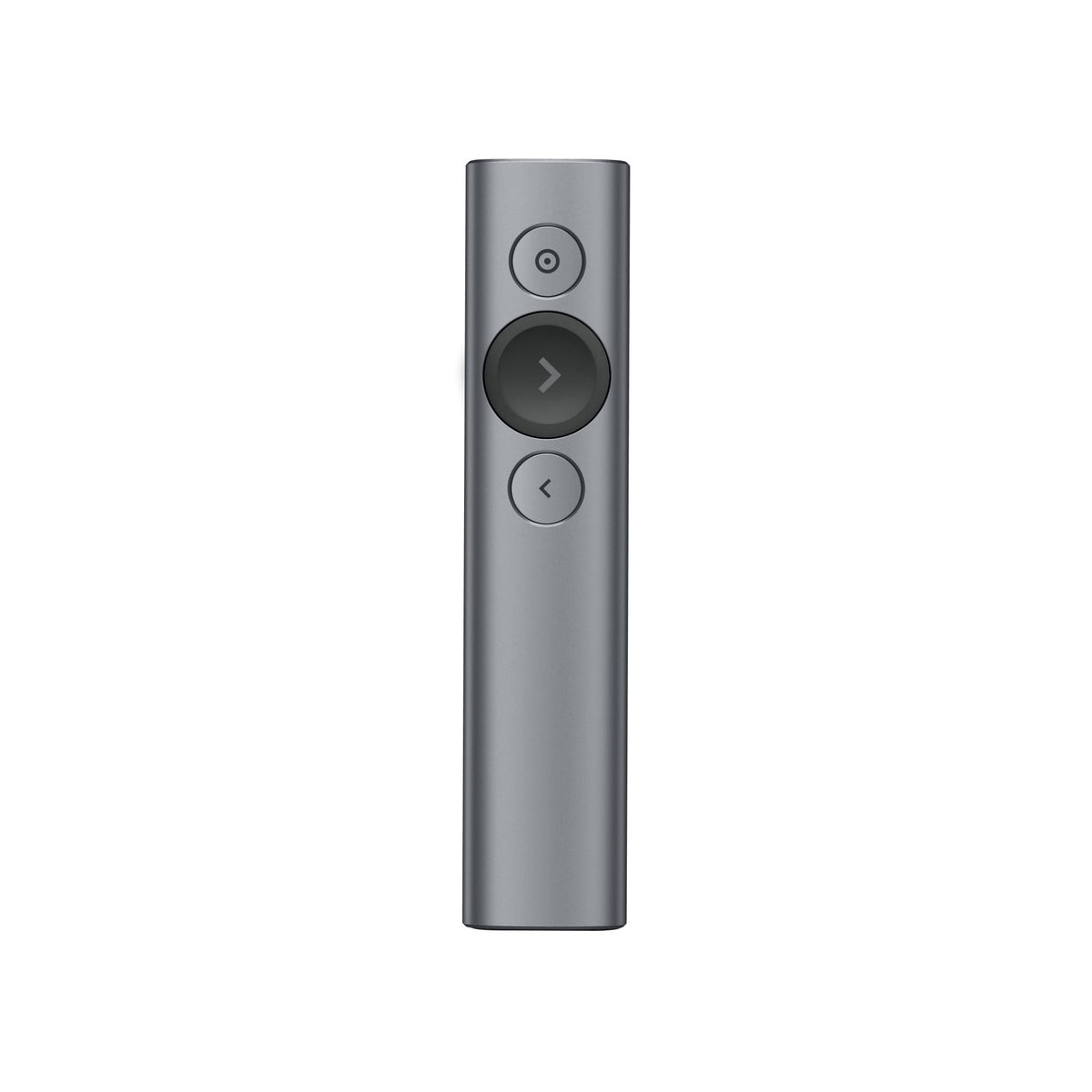 Logitech Spotlight Presentador Inalámbrico, 2.4 GHz y Bluetooth, Receptor USB, Puntero Láser Digital, Distancia de 30 Metros, Cronometro, PC/Mac/Android/iOS, Negro/Blanco