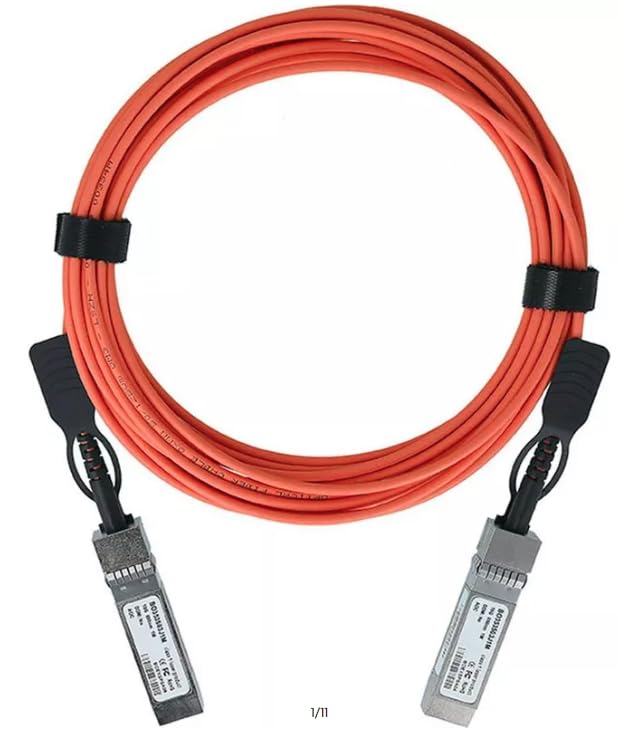 BlueOptics Kompatibles Chelsio QSFP-AOC-50M QSFP Aktives Optisches Kabel (AOC), 40GBASE-SR4, Ethernet, Infiniband FDR10, 50 Meter (QSFP-AOC-50M-CH-BO) Marca