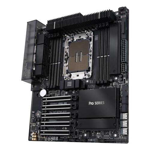 ASUS Pro W790-ACE Placa Base Intel W790 (LGA 4677 CEB con PCIe 5.0 x16, M.2, LAN 10G y 2.5G, gestión remota de Nivel de Servidor, 12+1+1 DrMOS, USB 3.2 Gen 2x2 Type-C Frontal y Trasero), Negro