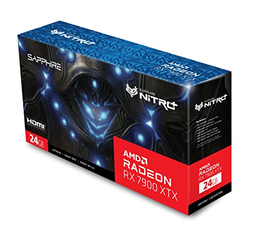 Sapphire Tarjeta gráfica para Juegos Nitro+ AMD Radeon RX 7900 XTX Vapor-X 11322-01-40G con GDDR6 de 24 GB, AMD RDNA 3