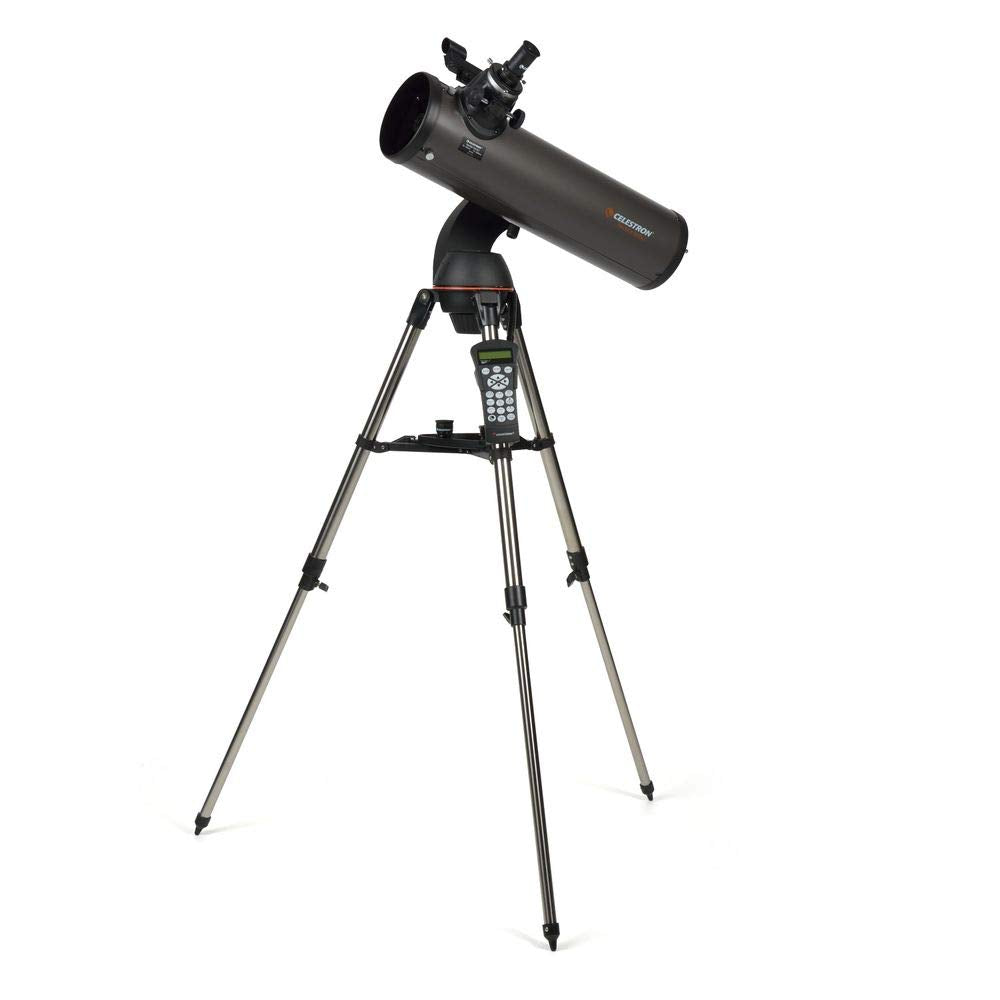 Celestron CE31145-DS NexStar 130 SLT Series Newtonian - Telescopio reflector, Gran Precisión, Sistema Actualizable, (importado de Inglaterra), Negro
