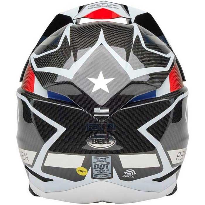 BELL Helmet Moto 10 Spheral Racing Raycon Mate/Glossy Black/White L ECE6