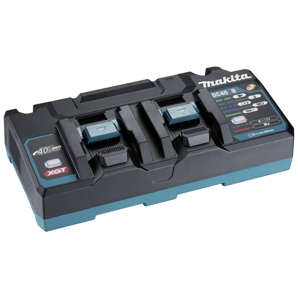 Cargador Doble DC40RB 40Vmax XGT Marca Makita