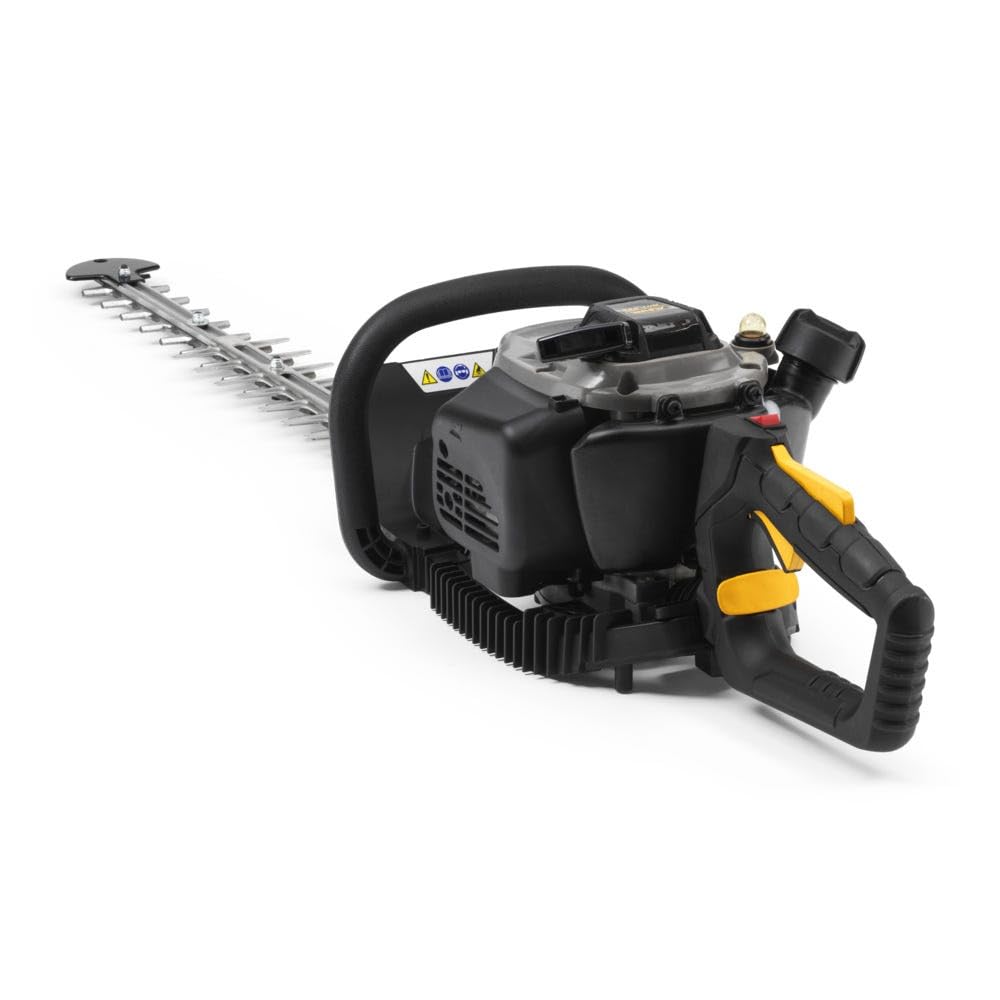 Alpina Cortasetos de Gasolina AHT 555, Espacio Entre Dientes 35 mm, Cuchillas de Doble Corte de 70 cm, Motor de 22,5 CC, 650 W, Empuñadura Posterior giratoria, Cubrecuchillas Incluido