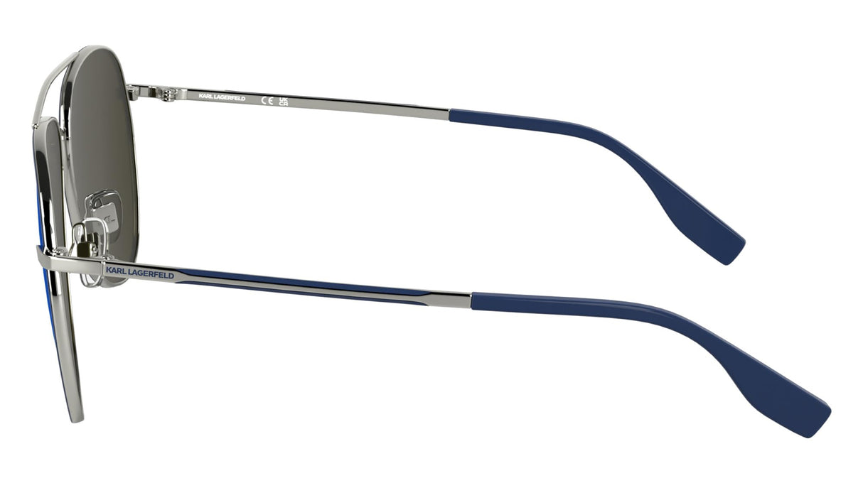 KARL LAGERFELD Kl360s Gafas, Silver, 59-140-13 Unisex Adulto