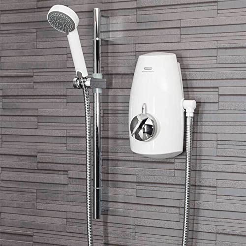 Aqualisa Aquastream Termo - Ducha con cabezal ajustable - Blanco
