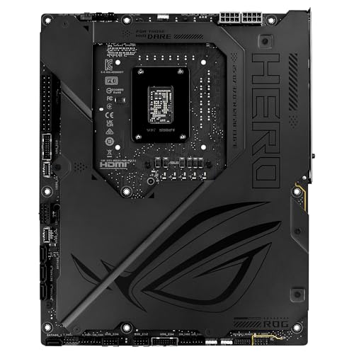 ASUS ROG Maximus Z890 Hero BTF - Placa Base Intel ATX, diseño de Conector Oculto, Ranura de Alta Potencia para gráfica, 22+1+2+2 etapas de Potencia, DDR5, PCIe 5.0 Compatible con GPU Next-Gen