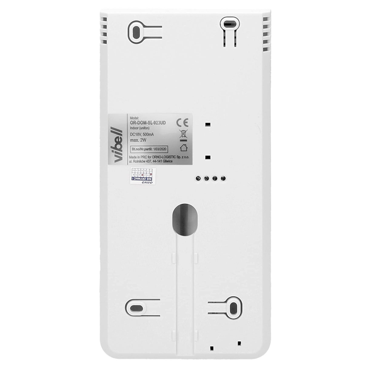 Vibell SALEM MULTI - Sistema de intercomunicación bifamiliar para control de volumen - Control de puerta y auricular magnético