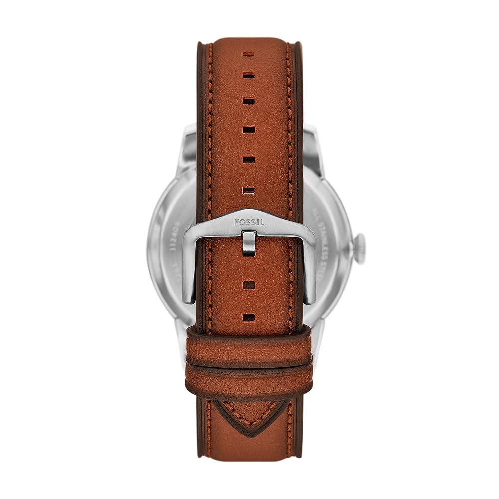 Fossil Reloj Analógico para Hombre de Automático con Correa en Cuero ME3265, 8.7Lx8.7Wx7Hcm, Verde Oscuro