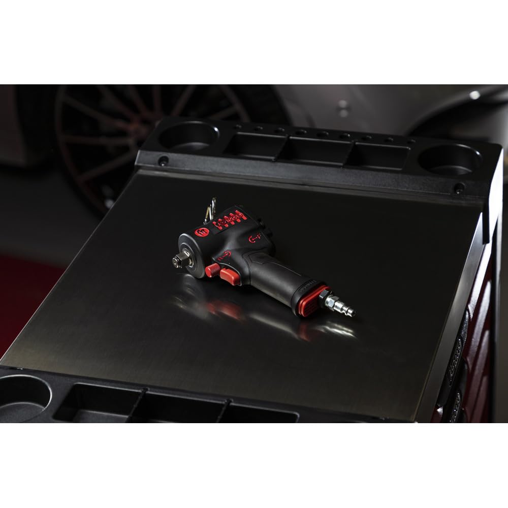 KS Tools 515.1270 1/2" Atornillador de impacto neumático de alta potencia miniMONSTER con 1.390 Nm