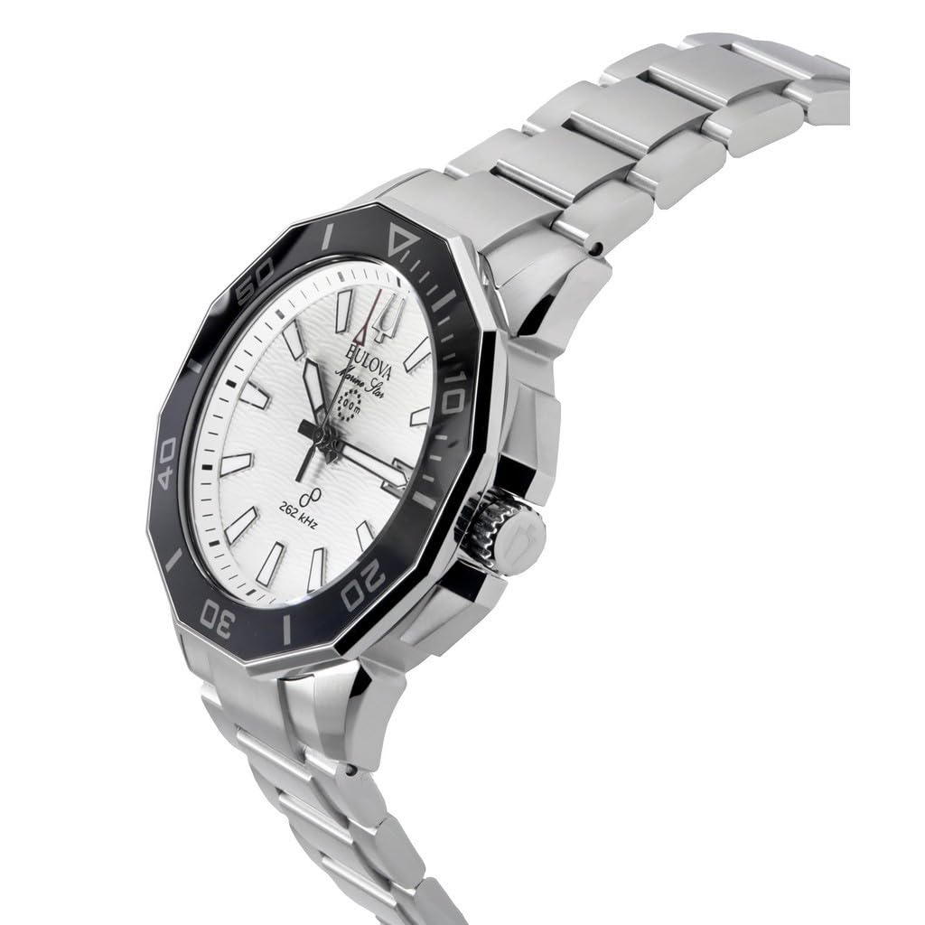 Bulova Reloj Analógico para para Hombre de Cuarzo con Correa en Acero Inoxidable 96B426