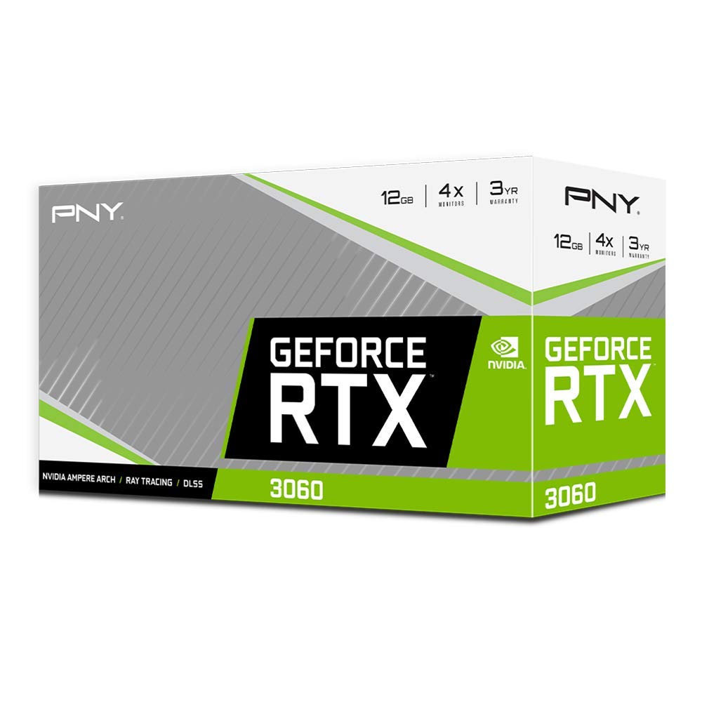 PNY Tarjeta Gráfica GeForce RTX™ 3060 12GB Uprising Dual Fan