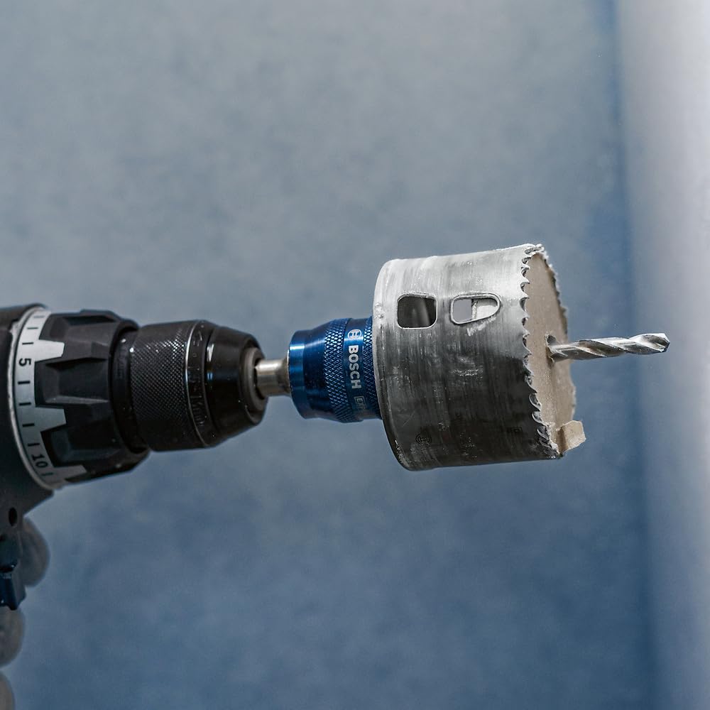 Bosch Juego de 14 sierras perforadoras Pro Multi Material Power Change Plus, estuche transparente para madera blanda, paneles de yeso, diámetro de 20 a 76mm, accesorio profesional, Versión actual