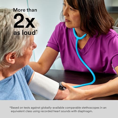 3M Littmann Fonendoscopio para monitorización Classic III, tubo azul cielo, 68,5 cm, 5630