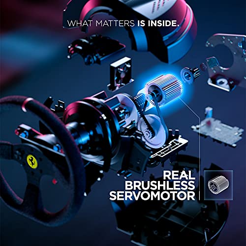 Thrustmaster T300 Ferrari Integral, Volante Para PS4/PS3/PC, Tamaño Único, Negro