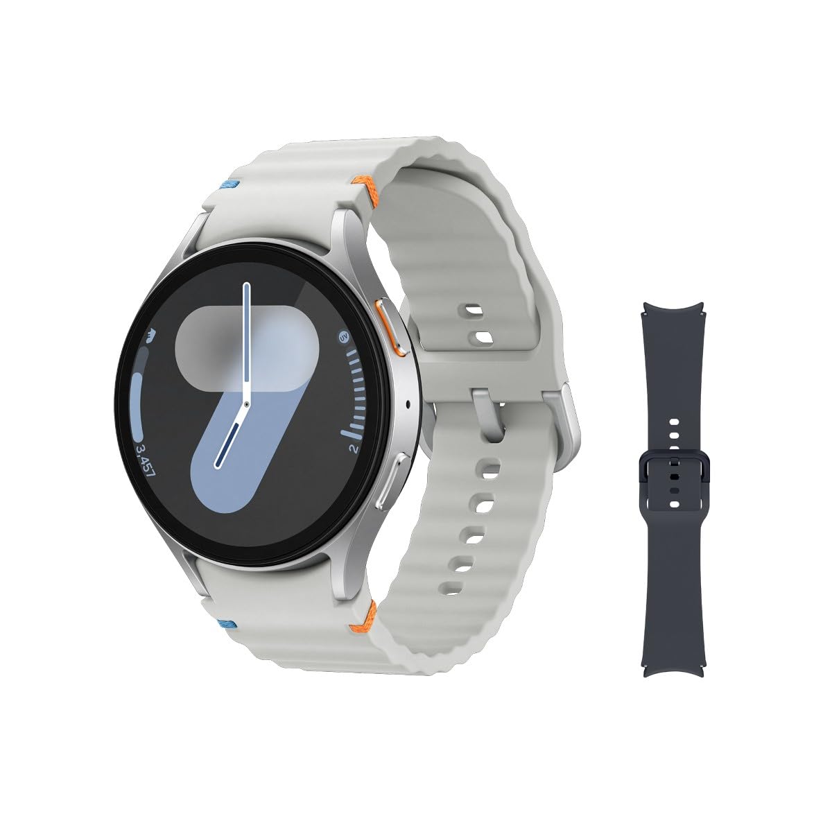 Samsung Galaxy Watch7 4G LTE + Correa - Smartwatch 44mm, Control de Salud, Seguimiento Deportivo, Gris (Versión Española)