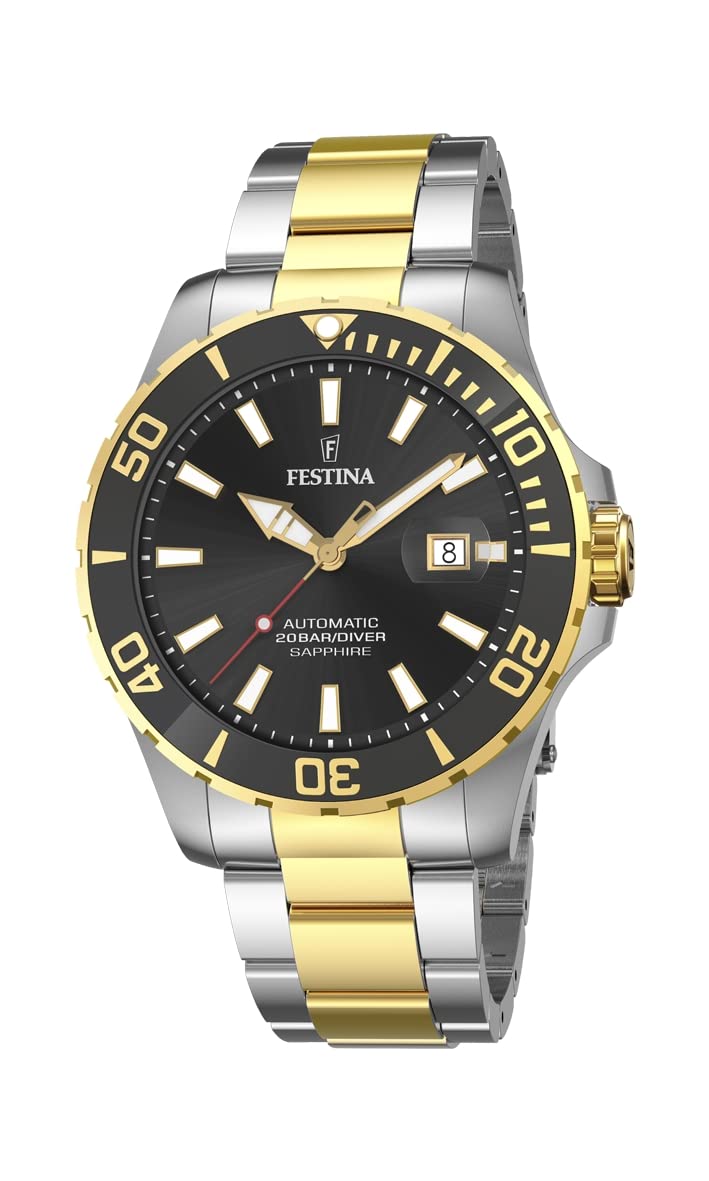 Reloj FESTINA para Hombre F20532/2 Automatico Caja de Acero Inoxidable 316l Multi Correa de Acero Inoxidable 316l Multi