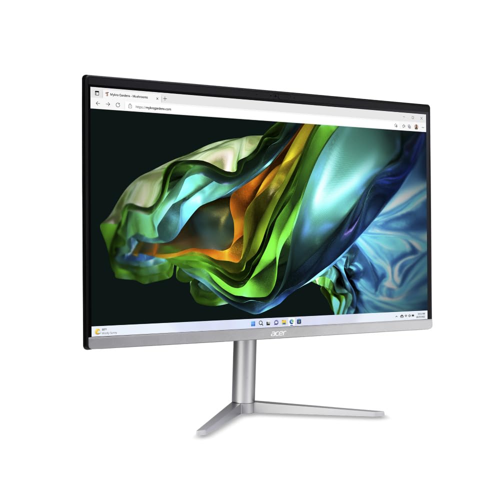 Acer Aspire C24-1700 All in One - Monitor 24" FullHD (Intel Core i5-1235U, 16GB RAM, 512GB SSD, Intel UHD Graphics, Windows 11 Home) Negro - USB Ratón - Teclado QWERTY Español