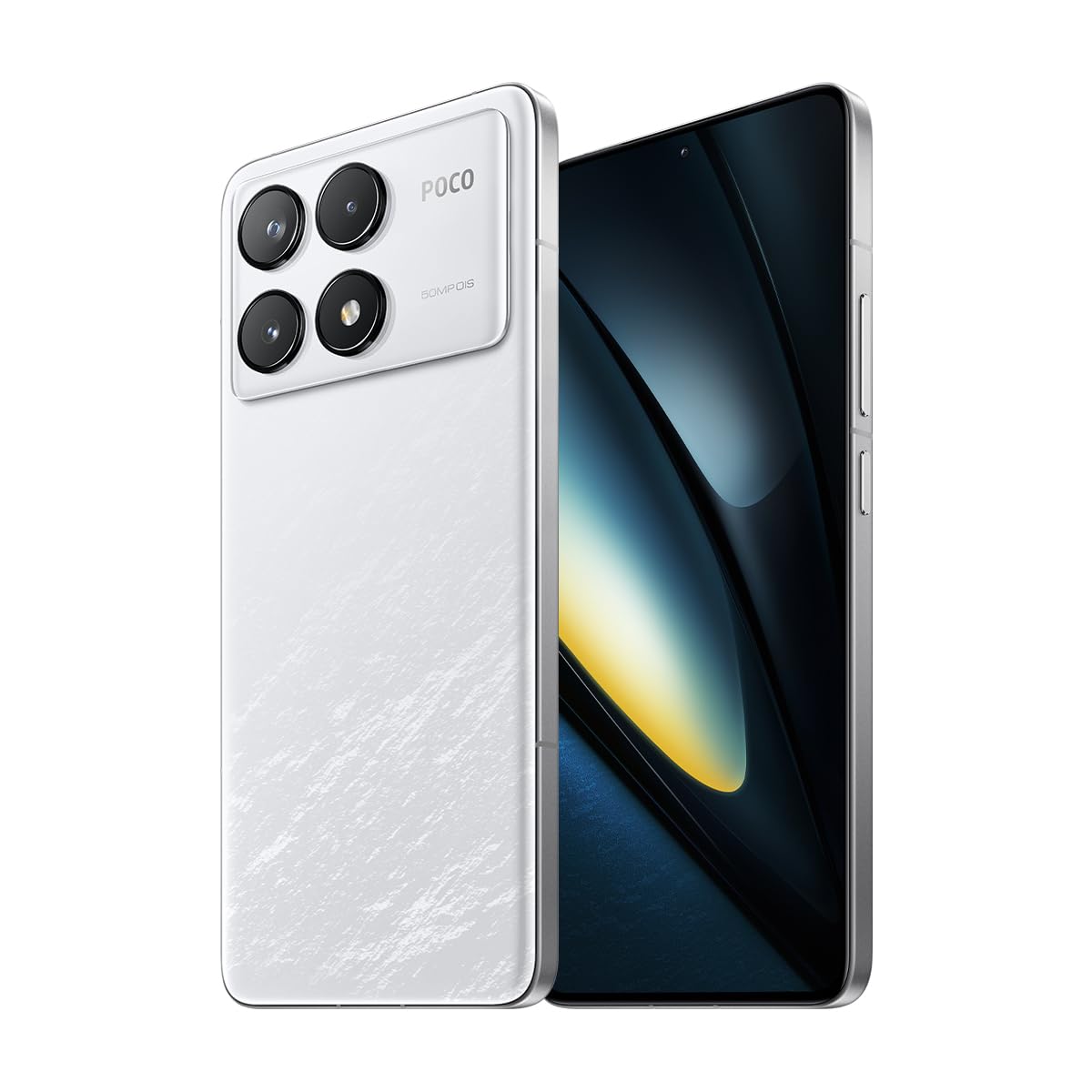 Xiaomi Poco F6 Pro - Smartphone de 12+512GB, Snapdragon 8 Gen 2, Pantalla AMOLED de 120 Hz, Triple cámara de 50MP, 120W HyperCharge, 5000mAh, Blanco (Versión ES)