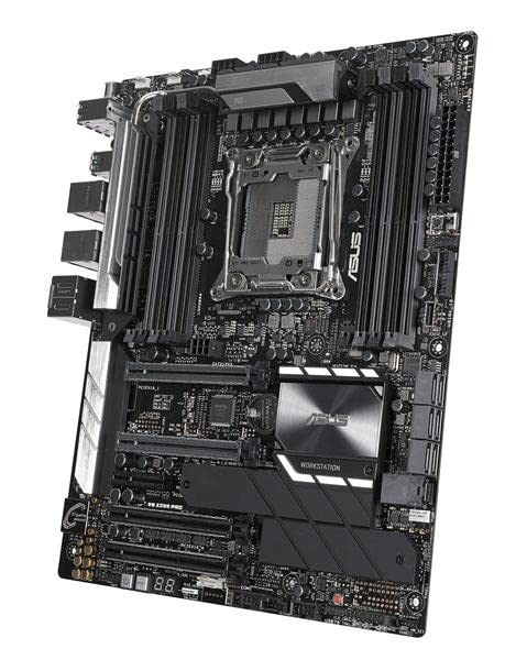 Asus Workstation Board - Placa base Intel LGA 2066 ATX con DDR4 4133MHz, dual M.2 y M.2 heatsink, U.2, conector USB 3.1 Gen 2