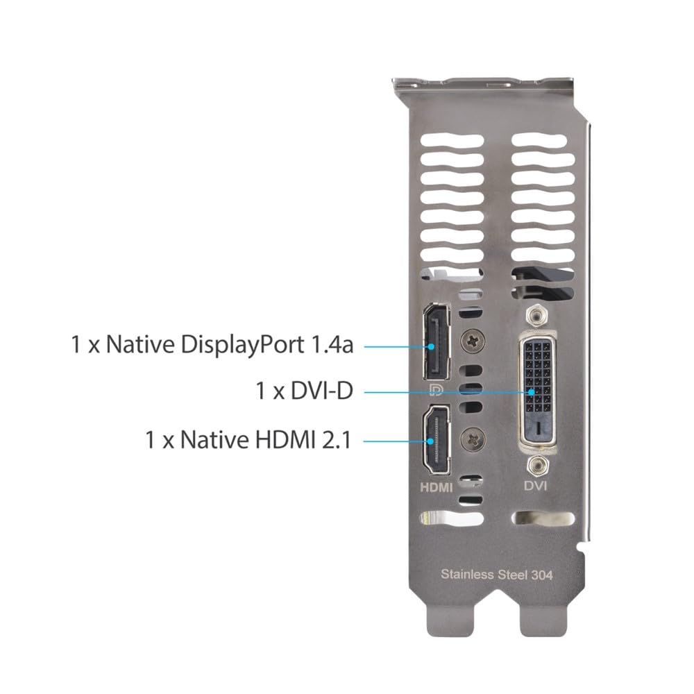 ASUS GeForce RTX 3050 OC (6GB GDDR6/PCI Express 4.0/1500MHz/14000MHz/perfil bajo)