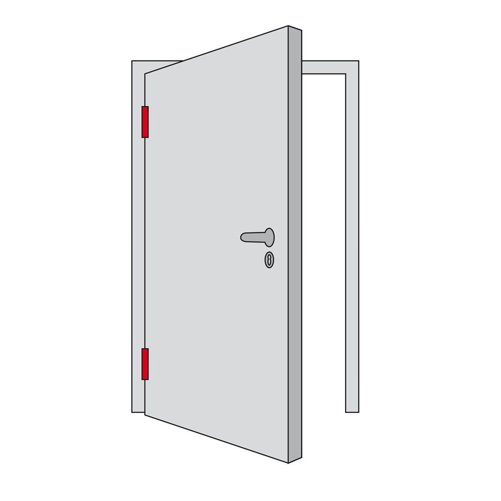 Abus PR_2600W - Barra transversal con cilindro de seguridad 30/70 blanca